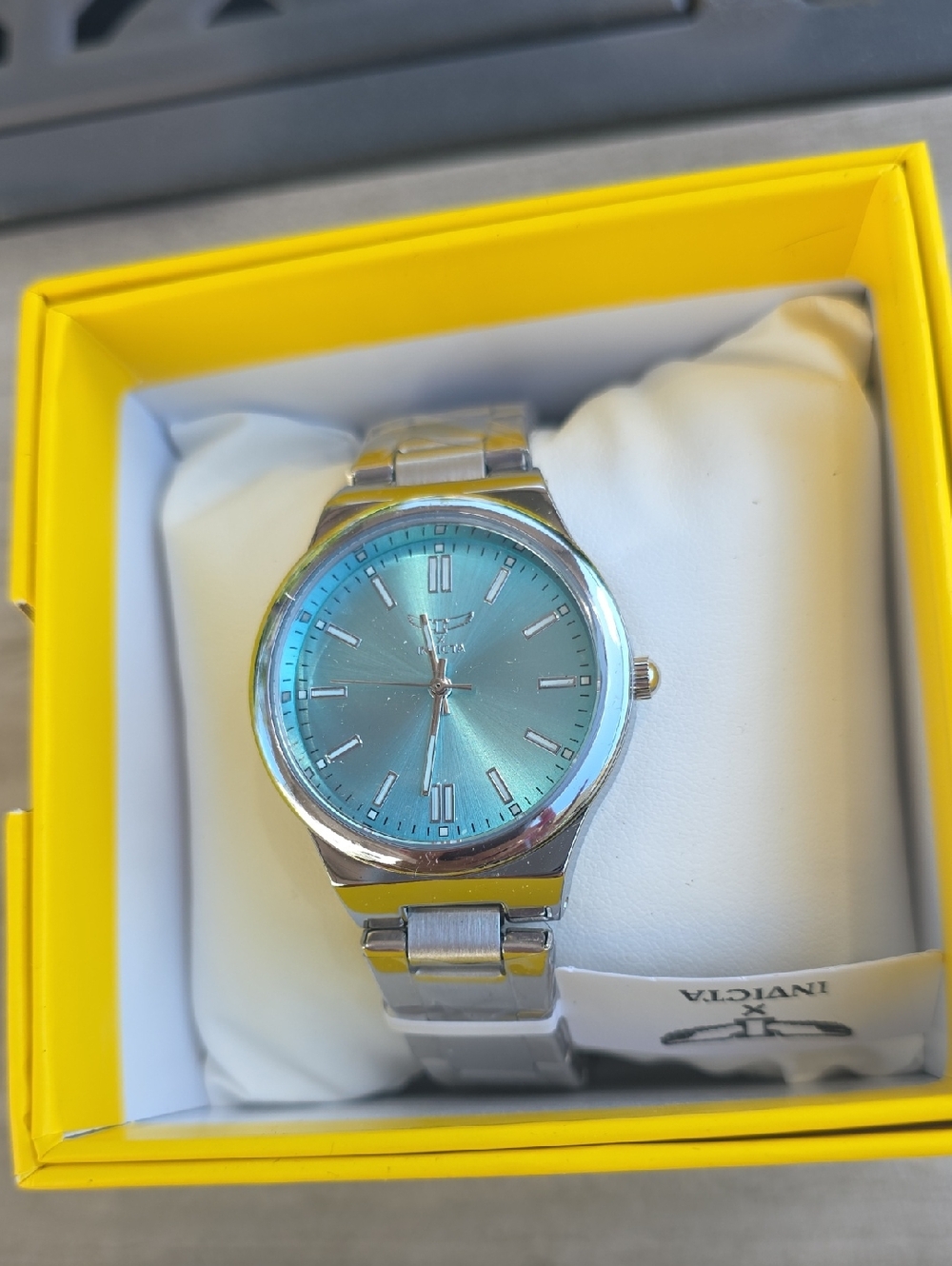 131.3 Invicta Celestial Ladies 35mm Watch Blue Dial And Metal Band